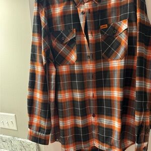 DIXXON Bucky Lasek Baltimore Orioles Black/Orange limited edition flannel Large